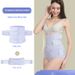 Spring 4-piece Breathable Set Abdominal Pregnant Postpartum Straight Section Dual purpose Plastic Strap with Waist Belt_voghion.com