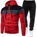2024 Heren Sport Set Mode Casual Jas Lange Mouwen Broek Lente En Herfst Gesplitste Capuchon Garderobe Twee Stuks_voghion.com