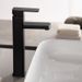 Nordic Minimalist Personality Matte Black Matte Faucet Wash Basin Square Hot And Cold Faucet Fashion Basin Faucet_voghion.com