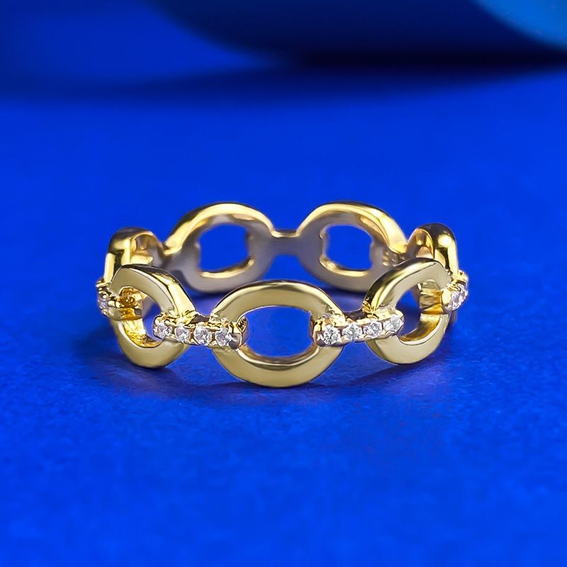 Zhuozhifan New Silver Plated Cuban Link For Women Ins Style Ring_voghion.com