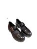New New Women's Thick-Soled Leather Spring And Autumn Chunky Round Toe Loafers Casual Low Heel Shallow Mouth Single_voghion.com