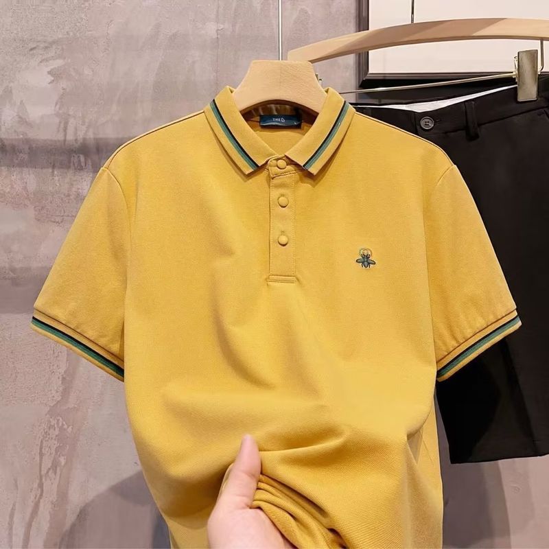 Slim fit polo shirt spring and autumn, new style youth leisure, long sleeved men's collar, trendy T-shirt for men_voghion.com