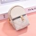 New Mini pu coin purse mini cute small backpack key case data cable lipstick storage bag factory wholesale_voghion.com