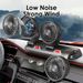 3-Head USB Car Fan - 5V Adjustable Multi-Angle Cooling Fan For Vehicles, Compact & Space-Saving With Adhesive Mount (Best Seller)_voghion.com