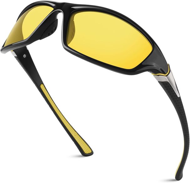 Polarised Sports Cycling Glasses Men's Mirrored Unbreakable Sunglasses Fishing Driving With 100% UV400 Protection Cat 3_voghion.com