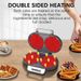 EU Zwei-Scheiben Herz Sandwich Maker - Doppel Platte Elektrische Waffeleisen Frühstück_voghion.com