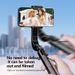 2025 NEW Roreta Gimbal Stabilizer Selfie Stick Foldable Wireless Tripod With Bluetooth Shutter Monopod For IOS Android_voghion.com