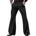 Men's Clothing Youth Formal Business Solid Color Elastic Slim Fit Flared Suit Pants_voghion.com