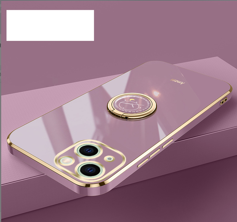 Mobile phone case for iphone15 mobile phone case new 12 Rubik's Cube electroplated ring Apple 13 protective cover 14Promax goddess_voghion.com