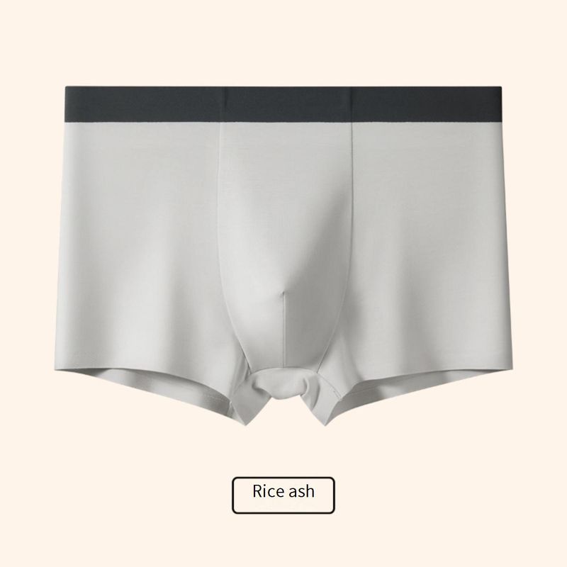Intimo da uomo, boxer da ragazzo in modal 80 count, senza cuciture, a vita media, traspiranti, di grandi dimensioni_voghion.com