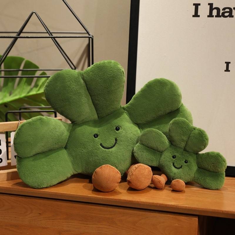 Jellycat Clover Doll Zabawna Clover Greenery Pluszowa lalka Szczęśliwa trawa Wisiorek na szczęście_voghion.com