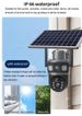 Solar Security Camera 4G/WiFi Dual Lens, 6MP HD Night Vision, IP66 Waterproof, Remote Monitoring, Solar Powered For Outdoor Home Surveillance_voghion.com