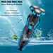 Shavers For Men Electric Razor Wet/Dry Rechargeable Rotary Cordless USB Charging_voghion.com