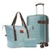 Luggage Sets 3 Piece Carry On Luggage 22x14x9 Airline Approved, Lightweight Hardshell ABS Suitcases With Wheels, 20 Inch, Blue_voghion.com