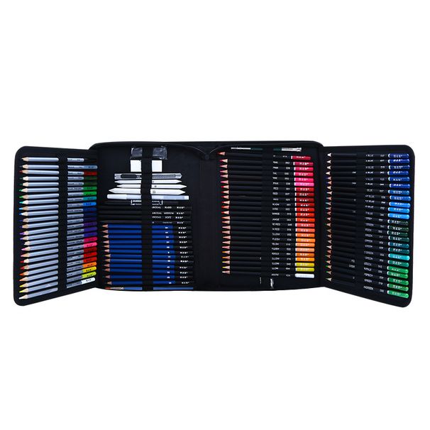 126-Piece Colored Pencil Set For Drawing, Sketching & Art – Vibrant Oil-Based Metal Pencils With HB Hardness, Perfect For Artists & Students_voghion.com