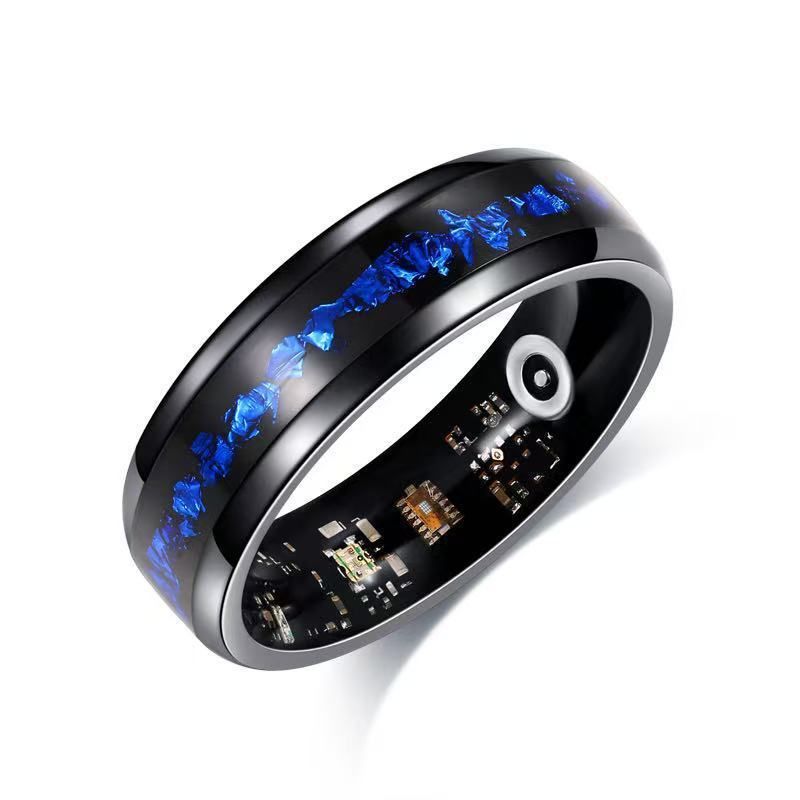 Ultra-thin Smart Ring Automatic Real-time Oxygen Heart Rate Blood Pressure Sleep Health Monitoring Remote Control_voghion.com