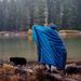 Multifunctional Down Portable Ultra Light Quilted Fluffy Outdoor Camping Blanket With Storage_voghion.com