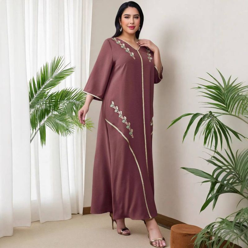 Robe de soirée musulmane pour femme_voghion.com