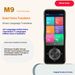 M9 Offline-Sprachübersetzergerät – Mehrsprachiger intelligenter Übersetzer mit sofortiger Sprachübersetzung, Foto- und Textübersetzung, Aufnahme_voghion.com