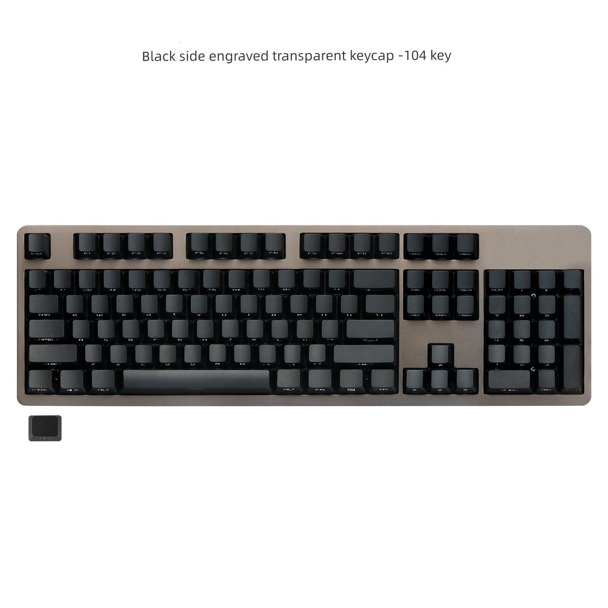 OEM Black White PBT Transparent Customized Nical Keyboard_voghion.com
