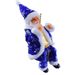 Christmas Electric Fiber Optic Santa Claus Climbing Toy With Wiggling Butt - Fun Holiday Decoration For Kids & Festive Window Display_voghion.com