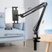 Desktop Phone Lazy Tablet For Watching Shows Live Streaming Universal Bedside Metal Clip-on Cantilever Support Stand_voghion.com