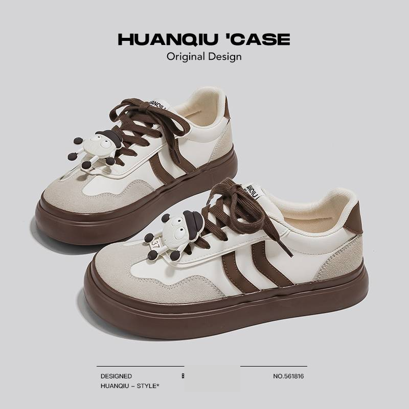 Les nouvelles chaussures d'entraînement allemandes les plus vendues, mignonnes et hautement modifiées de Huanqiu pour femmes sont polyvalentes, confortables, tendance, sportives et décontractées_voghion.com