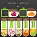 Multi-Functional Vegetable Slicer - 6-in-1 Mandoline For Julienne, Grating, Dicing & Spiralizing (Potato, Carrot, Cucumber)_voghion.com