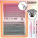 False Eyelash Extension Set, Single Cluster Of Loose Eyelashes, 300 Clusters, 30+40+50+60+80+100D Eyelashes_voghion.com