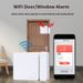 Slimme draadloze deuralarmsensor met 433 MHz groot bereik, 10 m detectie, app-waarschuwingen en 100 dB sirene_voghion.com
