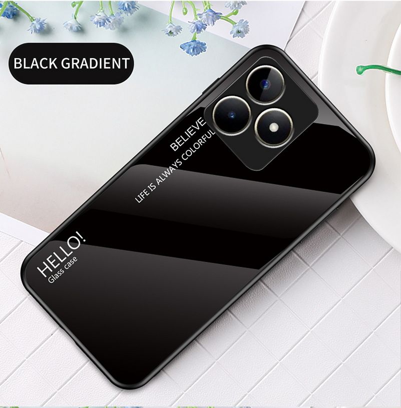 Gradiënt Gehard Glas Bescherm Case voor Realme C53 C55 C33 C35 C31 C30 C30S C15 C11 GT Neo 5 3T GT 3 2 Pro Master_voghion.com