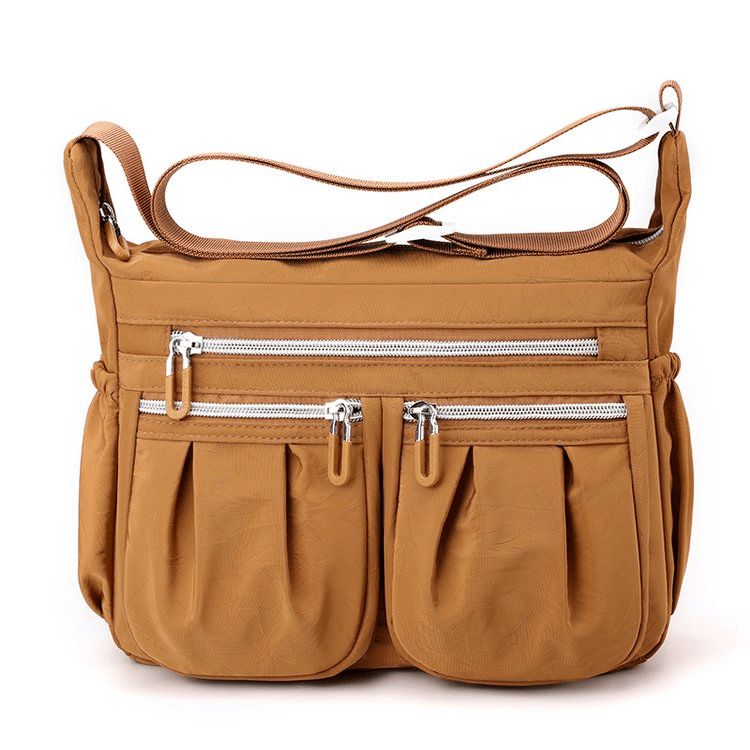 NICOLE & DORIS Women's Cross-body Bags Casual Shoulder Bag Multi Pocket Fashion Satchel Bag Nylon Side Bag_voghion.com