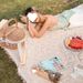 Spring Outing French White Picnic Cloth Wind Camping Tablecloth Internet Celebrity Photo Ground Mat_voghion.com