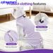 Cat Recovery Suit Professional,Abdominal Wounds Cone E-Collar Alternative,Pet Surgical Recovery Suit Soft Onesie For Cats_voghion.com