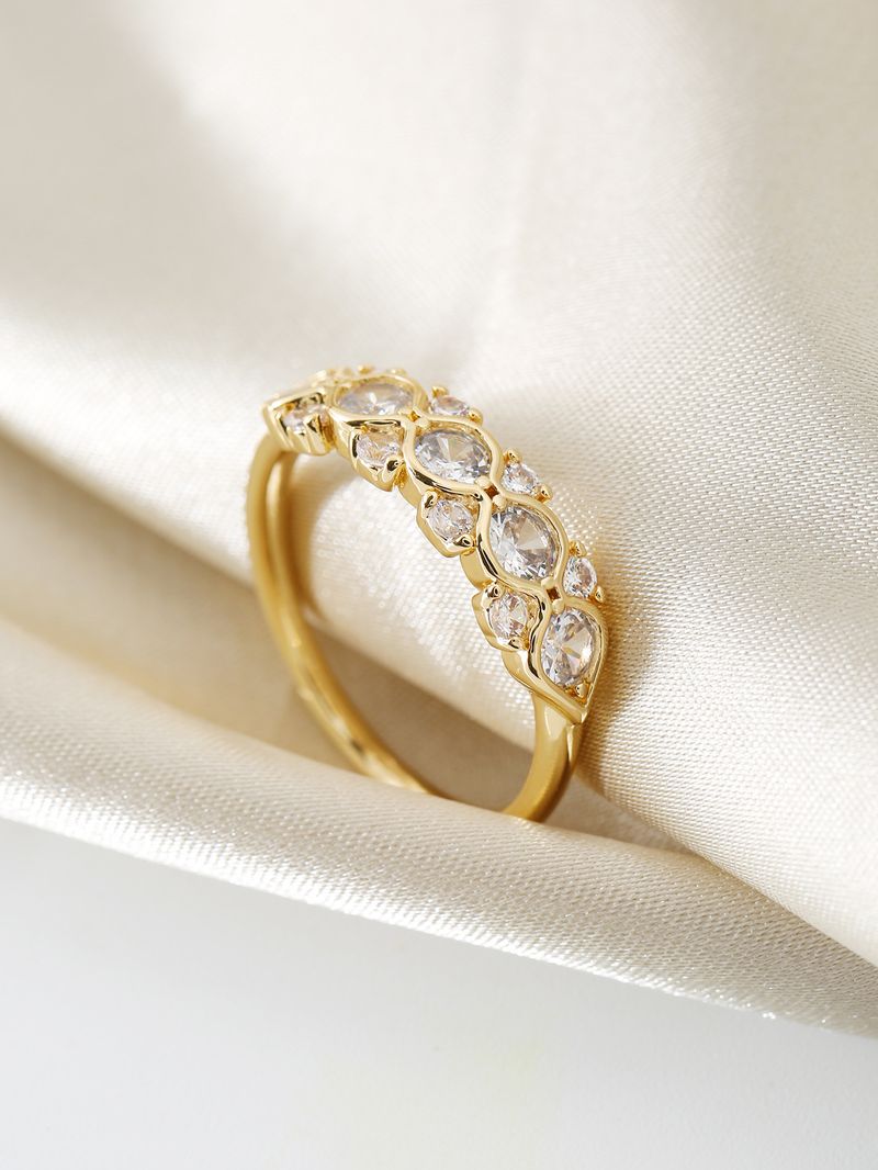 Minimalistischer Solitär-Diamantring – Eleganter, plattierter CZ-Ring für Damen (High-End-Modeschmuck)​_voghion.com