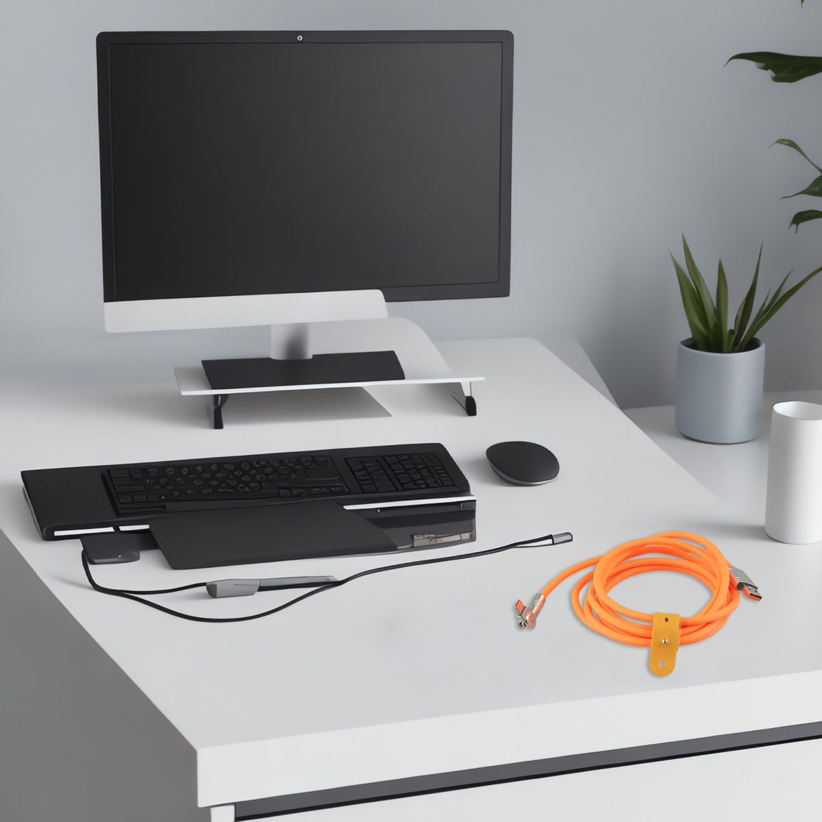 Câble de données USB à charge rapide 120 W 6 A pour téléphone portable, flexibilité et durabilité_voghion.com