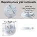 Magnetring für MagSafe iPhone 17, 16, 15, 14, 13 und 12 Serie – Faltbarer Handyhalter mit starkem Magnetgriff_voghion.com