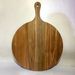 Serviertablett aus Holz – Runde Tee- und Snackplatte für Brot, Früchte, Nüsse (natürliches Holztablett für den Gebrauch zu Hause und in der Küche)_voghion.com