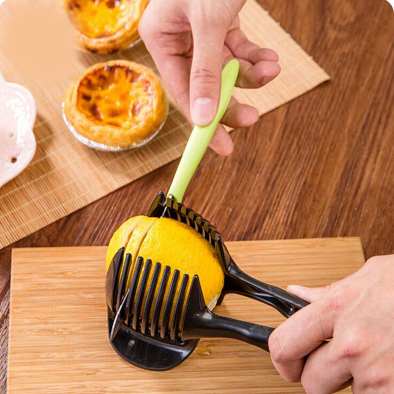Handheld fruit separator multifunctional lemon tomato cutting clip food clip lemon split slicer_voghion.com