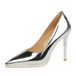 High heels Women's shoes light mouth pointed metal slim heels super high heel waterproof platform_voghion.com