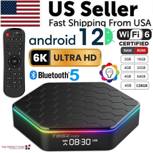 2023 Upgraded T95Z Plus Smart Android 12.0 TV Box Quad Core 6K HD_voghion.com