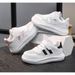 Scarpe bianche per bambini Scarpe da ginnastica bianche per bambine Scarpe da tavola per bambini Asilo Scuola elementare Scarpe da corsa per bambini Maglia traspirante_voghion.com