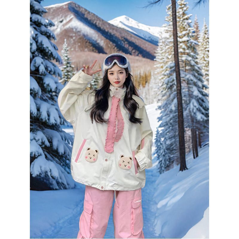 Down Jacket, Ski Set, Ski Suit, Ski Jacket, Sportswear, Sports Jacket, Fashionable And Beautiful, Temperature Controlled And Warm
_voghion.com