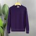 Pure High-End Round Neck Sweater For Men, Light , Slightly Loose Knitwear, New Autumn And Winter Men's Base Shirt_voghion.com