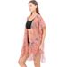 Cashew Strickjacke Urlaub Strand Sonnenschutz Kleidung Bikini Strickjacke Split Chiffon Schal Frauen_voghion.com