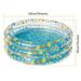 Swimming 59x21in 3 Up Pool Inflatable Foldable Family Swim Blow Pool Pool For Ball Center_voghion.com
