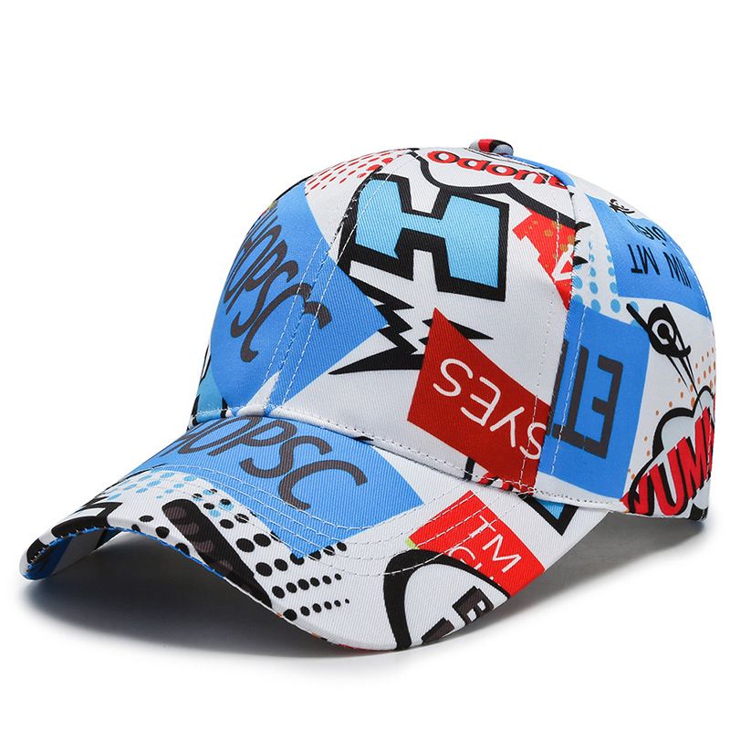 Erkek Ve Kadın Baskı Elemanı Beyzbol Kore Versiyonu Sokak Modası Hip Hop Poker Açık Hava Şapkası_voghion.com