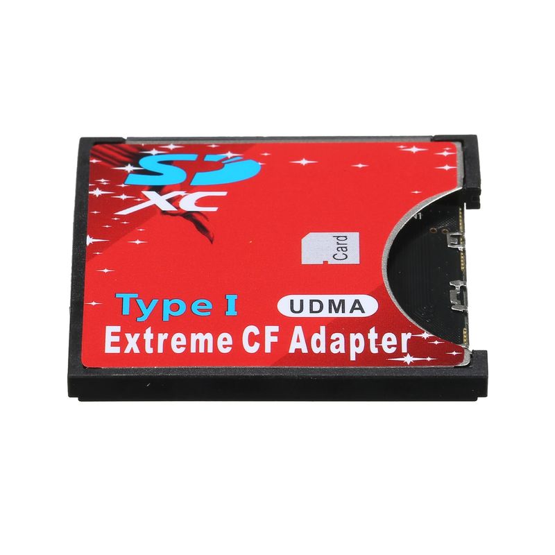 1PCS SD SDHC SDXC to CF Card Adapter Compact Flash Type I Card Converter Card Reader_voghion.com