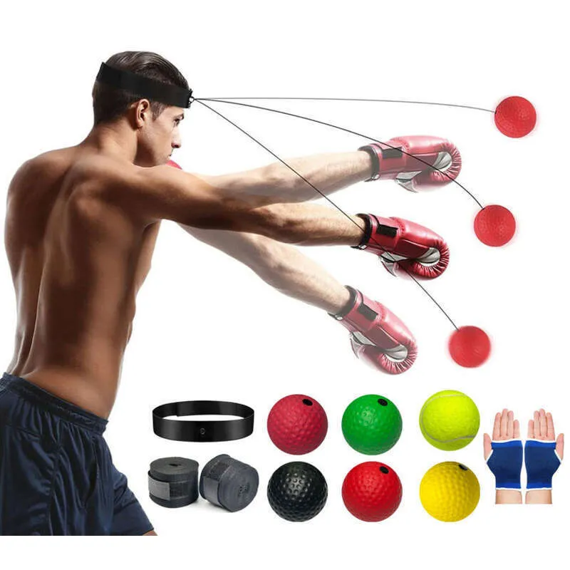 Uz galvas piestiprināta boksa refleksa bērnu cīņas dekompresijas burvju ātruma bumba, pieaugušo spēju apmācība, fitnesa un_voghion.com