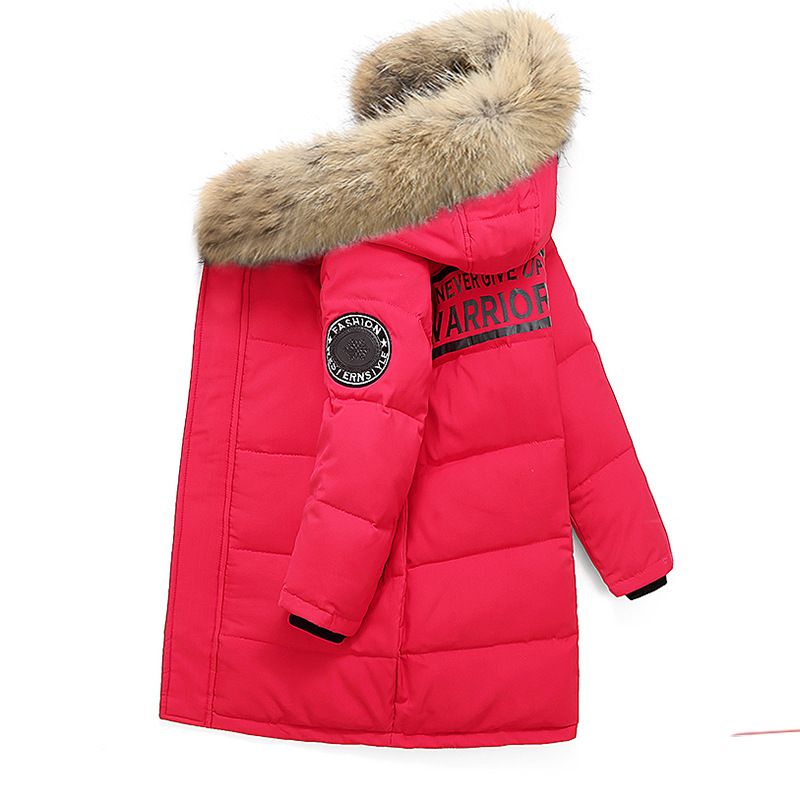 Mother & Kids Boys' Premium Down Jacket - Warm & Stylish Winter Coat For Big Kids, Thickened Insulated Puffer Jacket For Cold Weather_voghion.com
